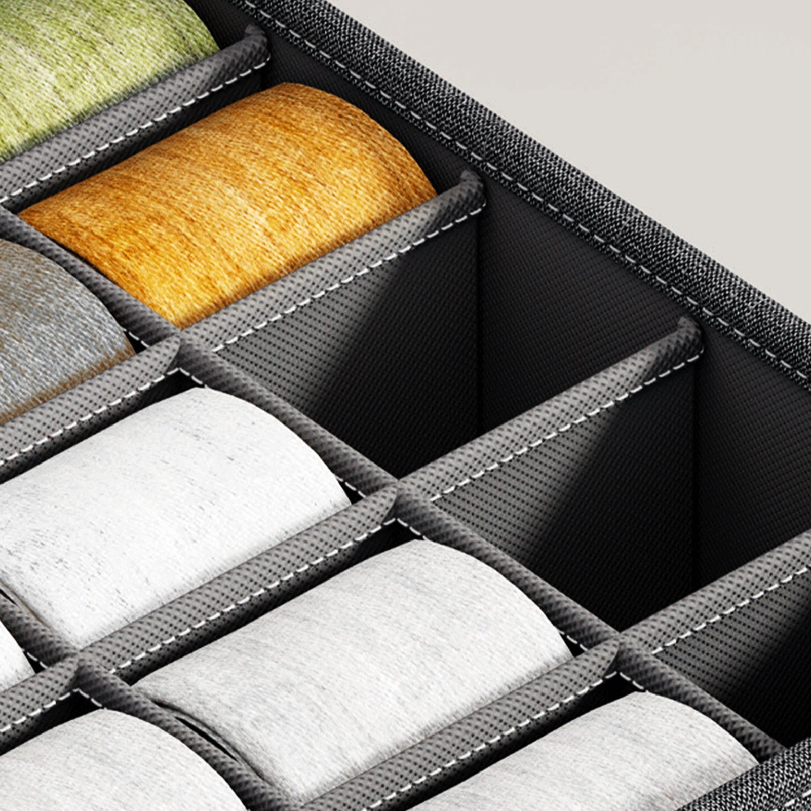 Modular Grid Wardrobe Organizer Boxes – Closet & Drawer Storage System