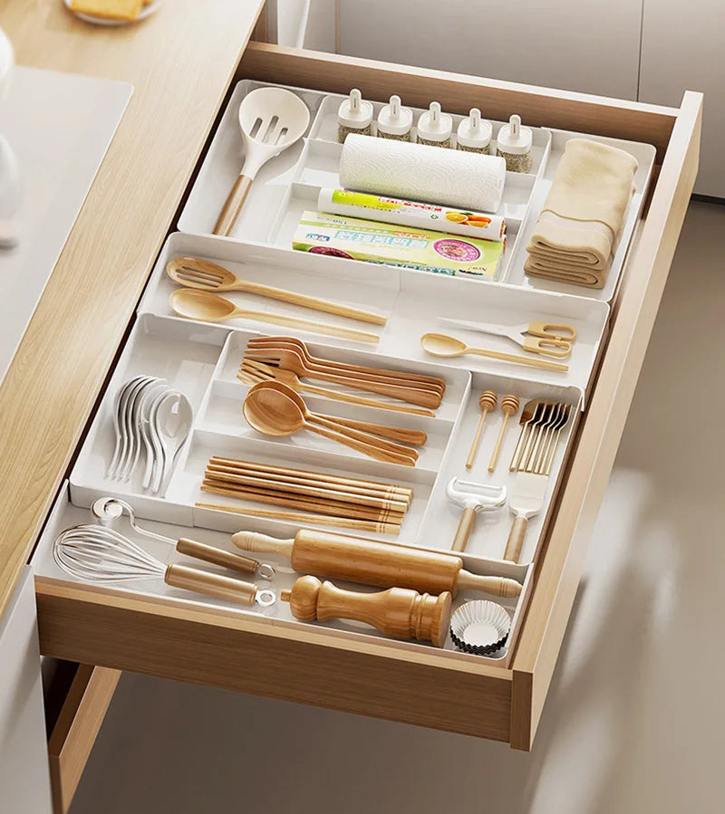 Transform Your Messy Kitchen Drawer in Seconds –Expandable organizer that keeps everything perfectly in place | Novaprime