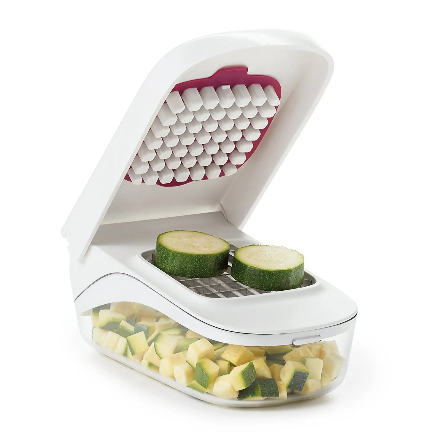 Manual Vegetable & Fruit Chopper – Stainless Steel Onion, Cheese & Tomato Dicer