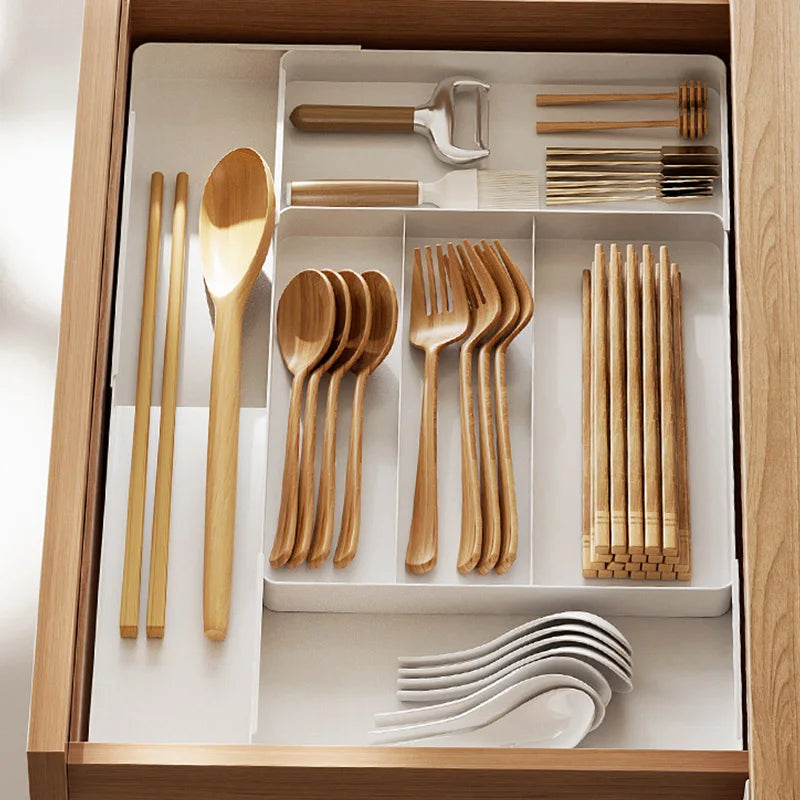 Transform Your Messy Kitchen Drawer in Seconds –Expandable organizer that keeps everything perfectly in place | Novaprime