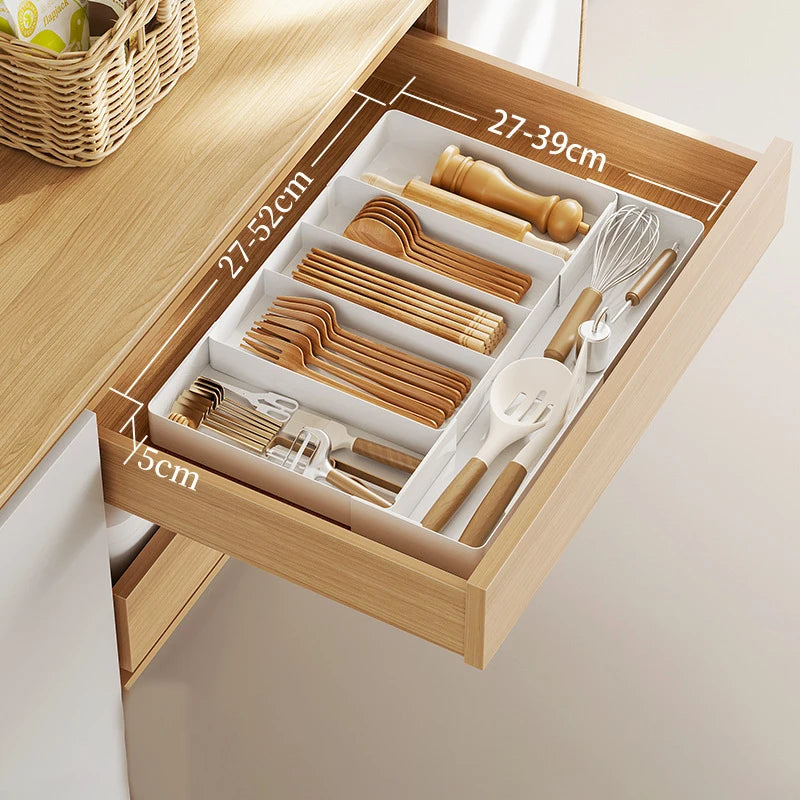 Transform Your Messy Kitchen Drawer in Seconds –Expandable organizer that keeps everything perfectly in place | Novaprime