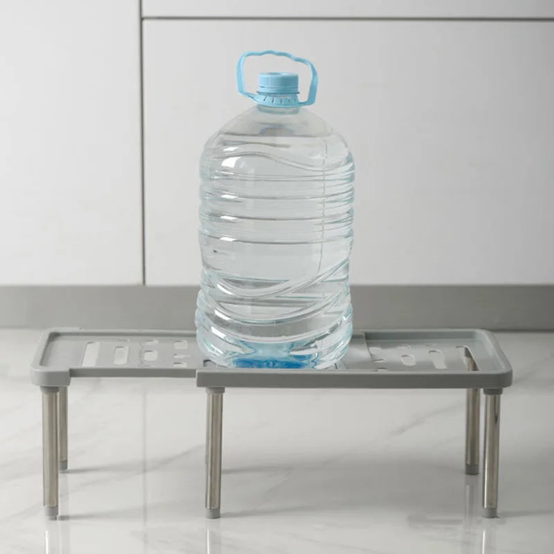 Kitchen Cabinet Counter Shelf Kitchen Organizer Racks Expandable Stackable Fit For Bathroom Under Sink Pantry Desktop Storage