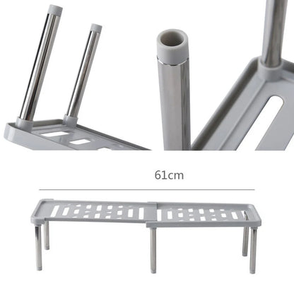 Kitchen Cabinet Counter Shelf Kitchen Organizer Racks Expandable Stackable Fit For Bathroom Under Sink Pantry Desktop Storage