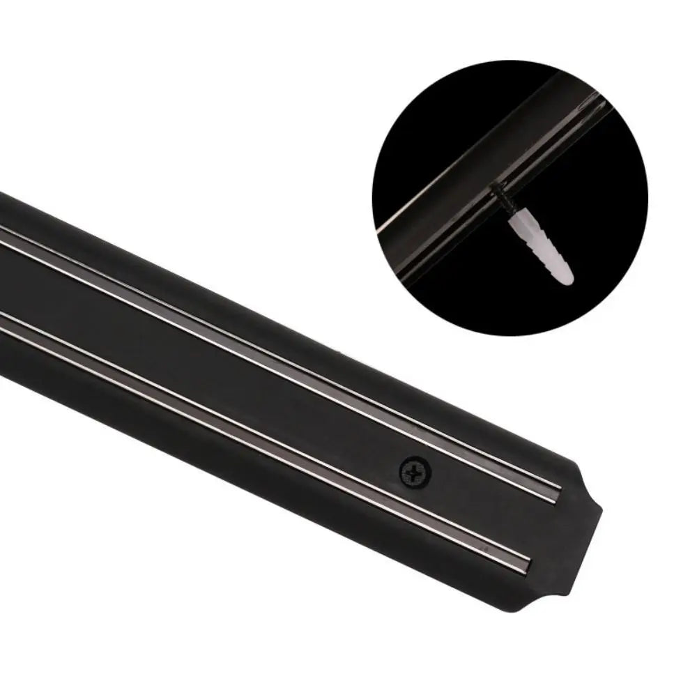 Wall-Mounted Magnetic Knife Holder Rack – Heavy-Duty Magnetic Strip with Shelf, Space-Saving Kitchen Storage for Knives, Tools &amp; Utensils