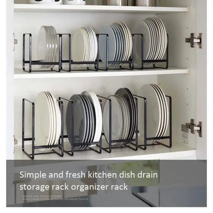 Layered Dish Drying Rack with Drain Board – Kitchen Counter Organize