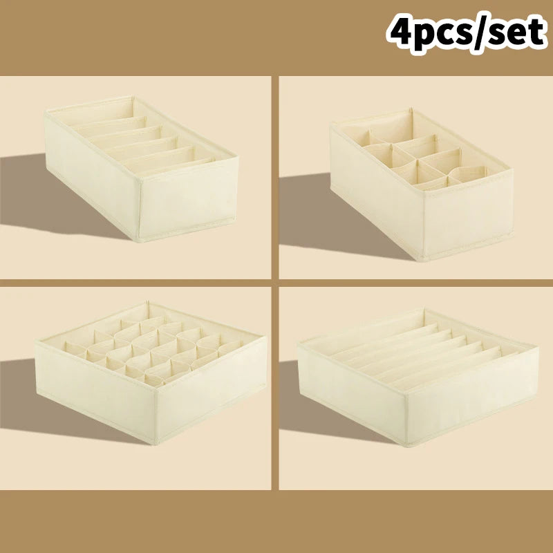 Home wardrobe drawer organizers - clothing, underwear, socks, bra organizers - essential home necessities cabinet organization