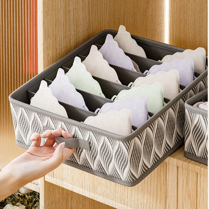 Foldable Underwear &amp; Drawer Organizer Boxes – Closet Storage Set