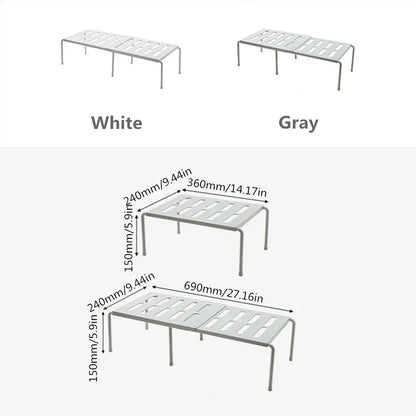 SpaceLift Stackable Cabinet Shelf Riser – Modern Space Saving Organizer