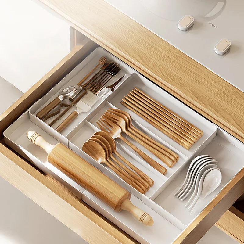 Transform Your Messy Kitchen Drawer in Seconds –Expandable organizer that keeps everything perfectly in place | Novaprime