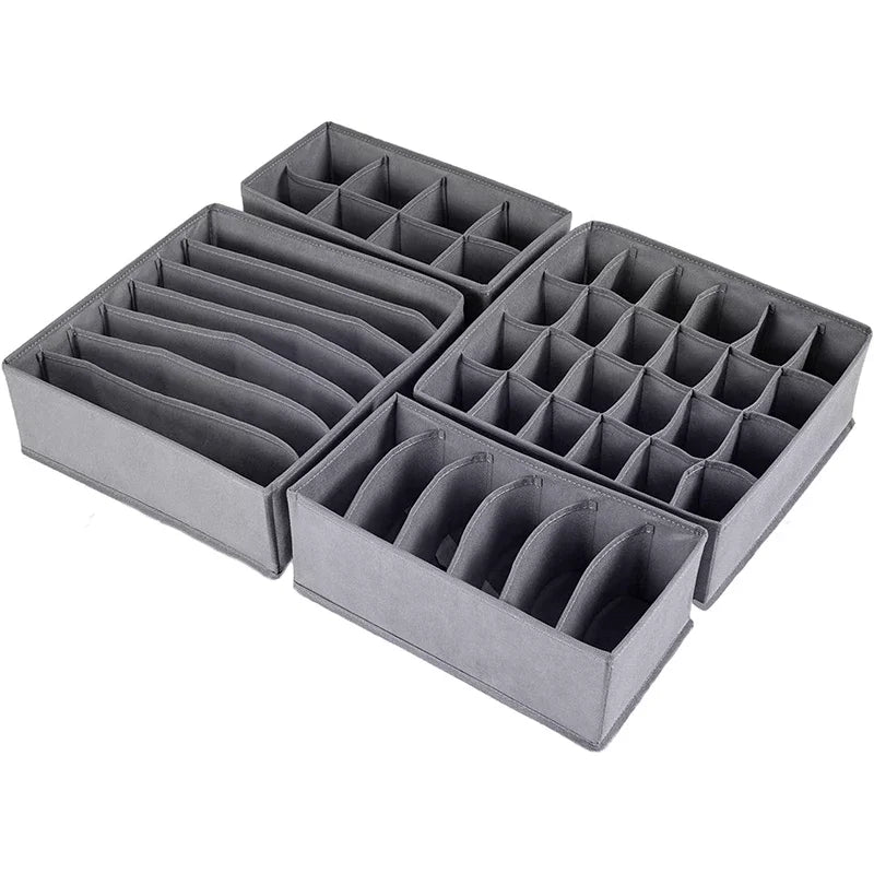 Home wardrobe drawer organizers - clothing, underwear, socks, bra organizers - essential home necessities cabinet organization