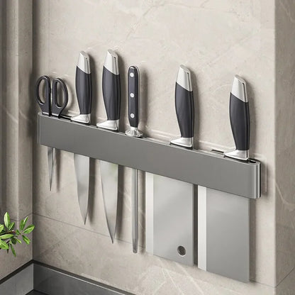 Kitchen Knife Organizer Wall Mounted Multifunctional Kitchen Knife Storage Rack Household Knife Storage Kitchen Storage Supplies
