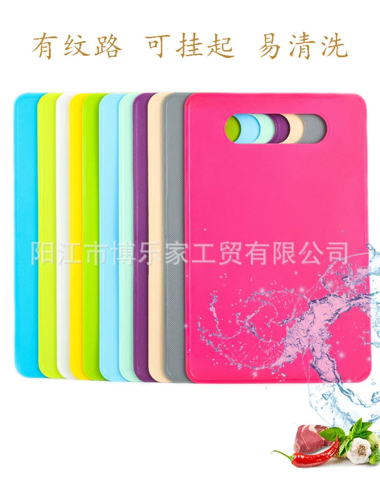 Non-Slip PP Cutting Board for Kitchen – Square Plastic Chopping Board for Vegetables &amp; Fruit, Easy-Clean, Double-Sided, Lightweight Food Prep Board