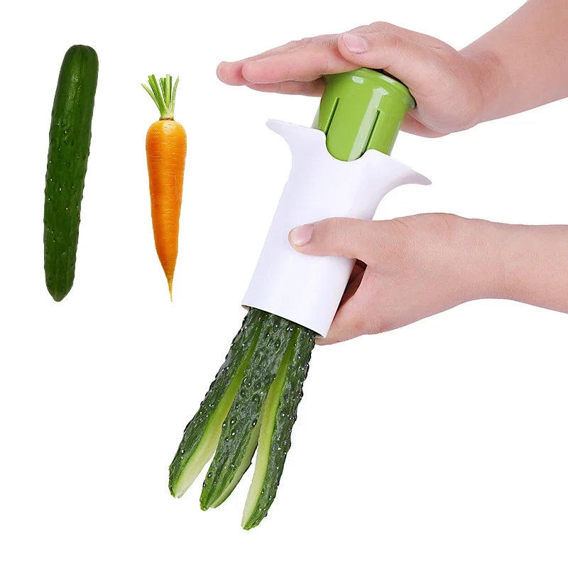 Premium Stainless Steel Spiral Vegetable &amp; Fruit Slicer