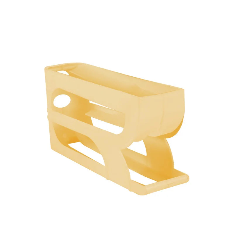 Automatic Rolling Egg Organizer – Space-Saving Fridge Storage Rack