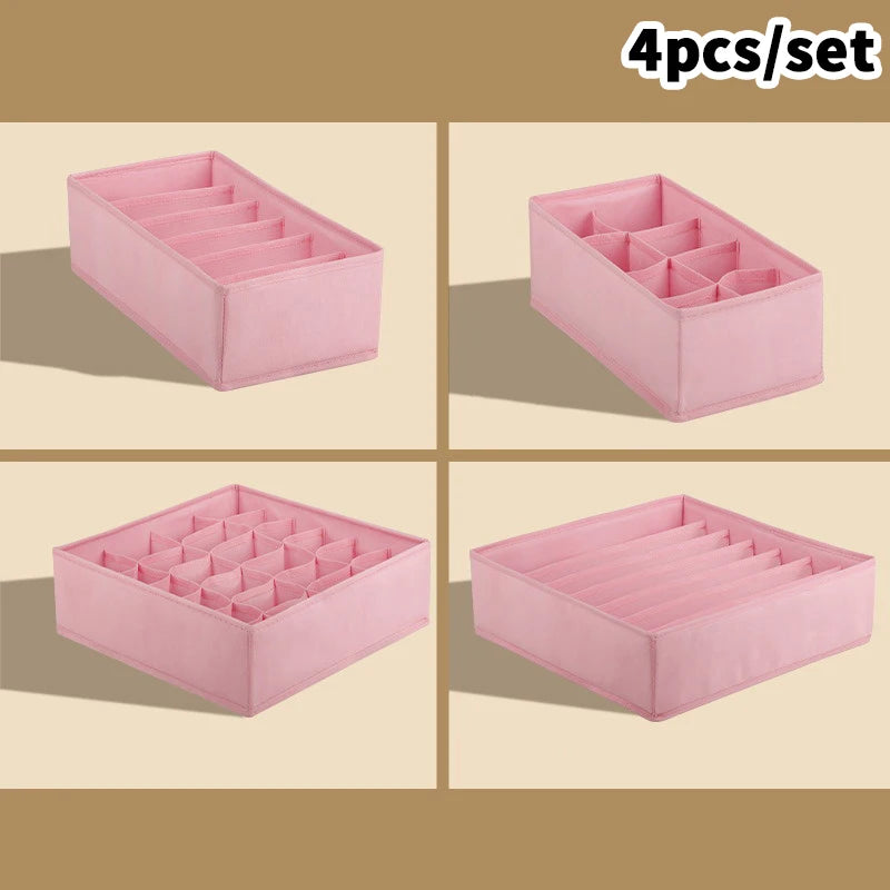 Home wardrobe drawer organizers - clothing, underwear, socks, bra organizers - essential home necessities cabinet organization