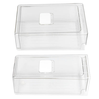 Stackable Refrigerator Organizer with Handle (Single Bin)