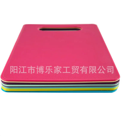 Non-Slip PP Cutting Board for Kitchen – Square Plastic Chopping Board for Vegetables &amp; Fruit, Easy-Clean, Double-Sided, Lightweight Food Prep Board