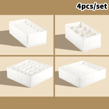 Home wardrobe drawer organizers - clothing, underwear, socks, bra organizers - essential home necessities cabinet organization