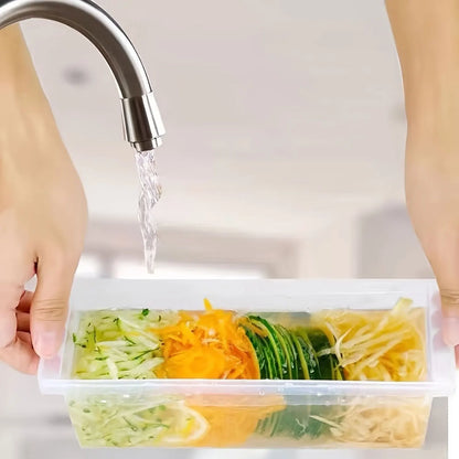 5-in-1 Multifunctional Vegetable Chopper &amp; Slicer – Stainless Steel Blades