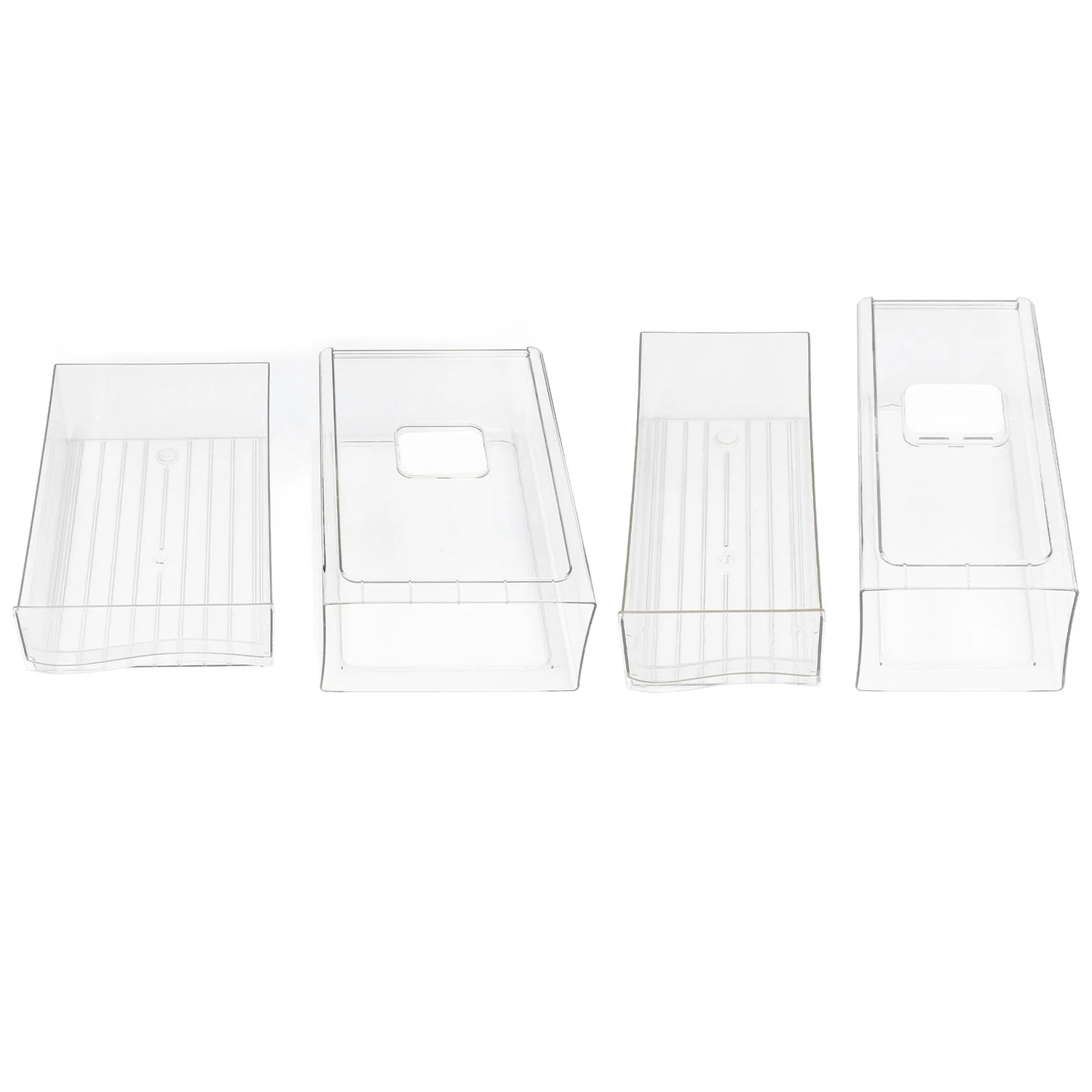 Stackable Refrigerator Organizer with Handle (Single Bin)