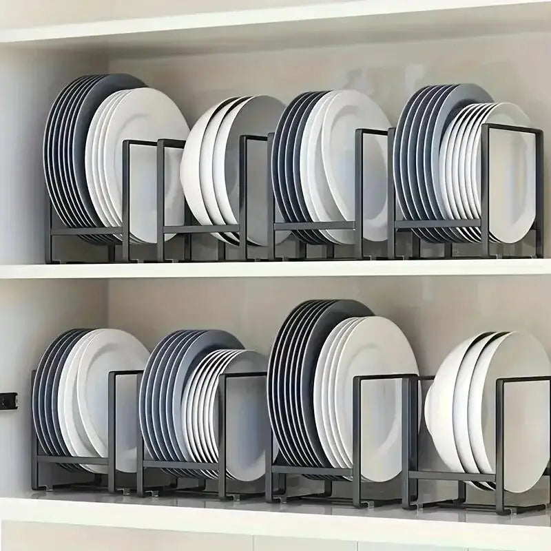 Layered Dish Drying Rack with Drain Board – Kitchen Counter Organize