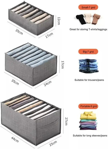 Clothes Storage Boxes with Drawer Organizer – Wardrobe &amp; Closet Set