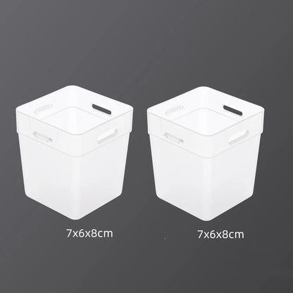 Transparent Refrigerator Organizer Bins (Set of 2)