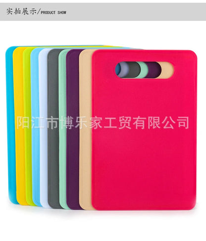 Non-Slip PP Cutting Board for Kitchen – Square Plastic Chopping Board for Vegetables &amp; Fruit, Easy-Clean, Double-Sided, Lightweight Food Prep Board