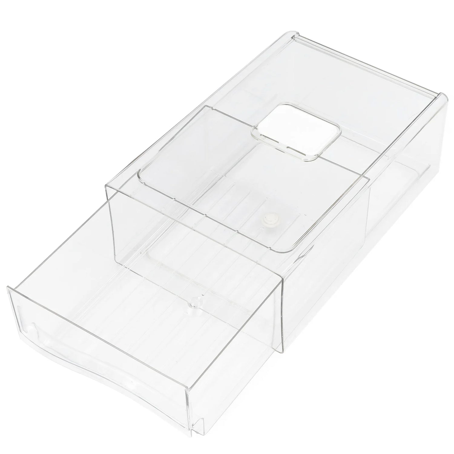 Stackable Refrigerator Organizer with Handle (Single Bin)