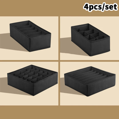 Home wardrobe drawer organizers - clothing, underwear, socks, bra organizers - essential home necessities cabinet organization