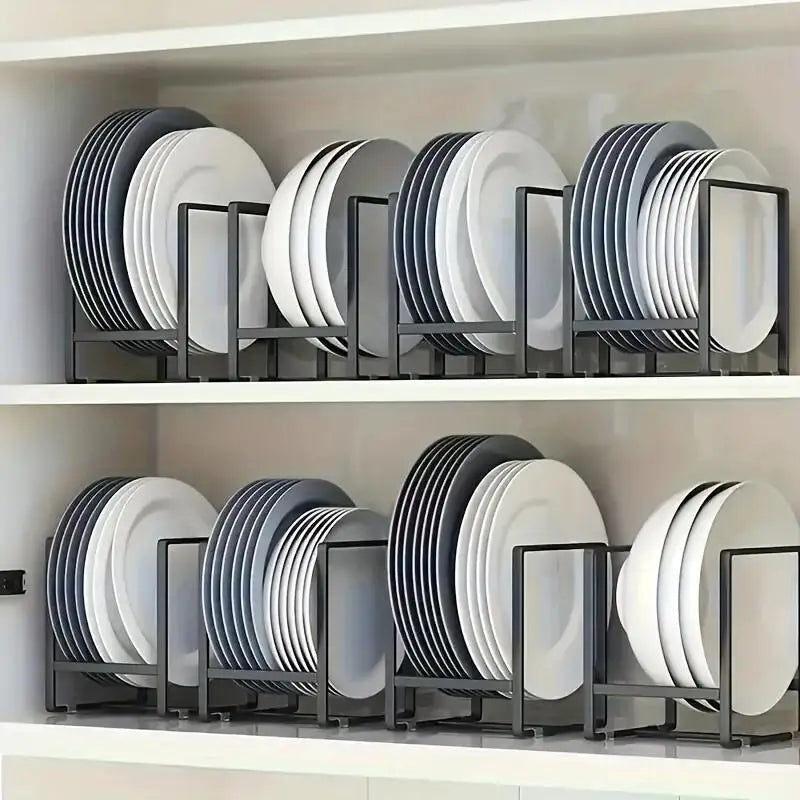 Layered Dish Drying Rack with Drain Board – Kitchen Counter Organize