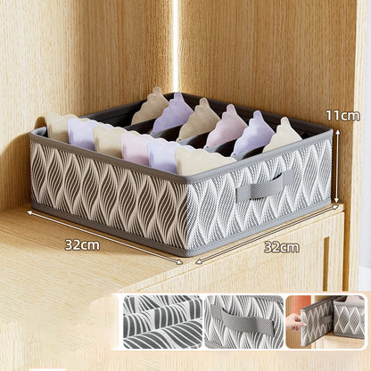 Foldable Underwear &amp; Drawer Organizer Boxes – Closet Storage Set