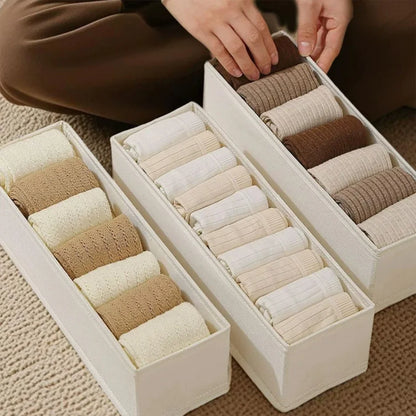 Clothes Organizer Drawer Box – Wardrobe Storage for T-Shirts, Jeans &amp; More