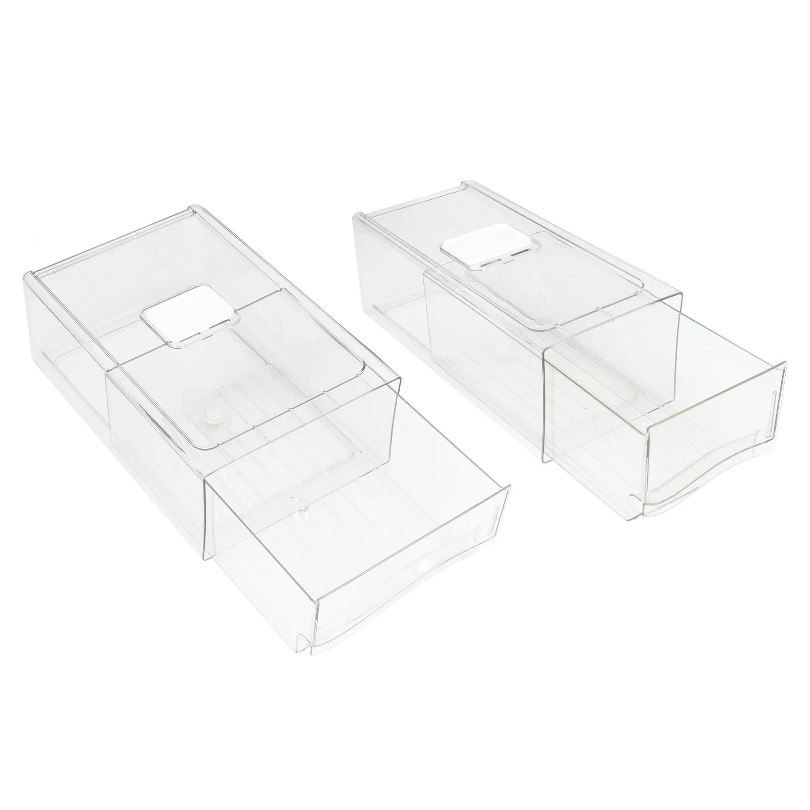 Stackable Refrigerator Organizer with Handle (Single Bin)