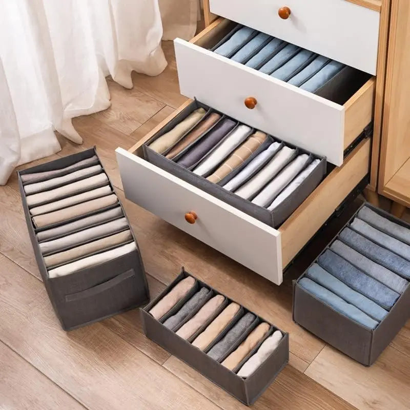 Clothes Storage Boxes with Drawer Organizer – Wardrobe &amp; Closet Set
